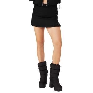 Alo Yoga Quilted Black Polaris Puffer Size S Skirt